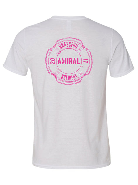 Amiral T-Shirt (Unisex White) – Brasserie Amiral