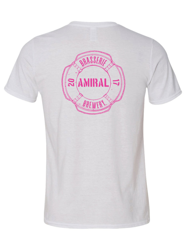 T-Shirt Amiral (Unisexe-Blanc)
