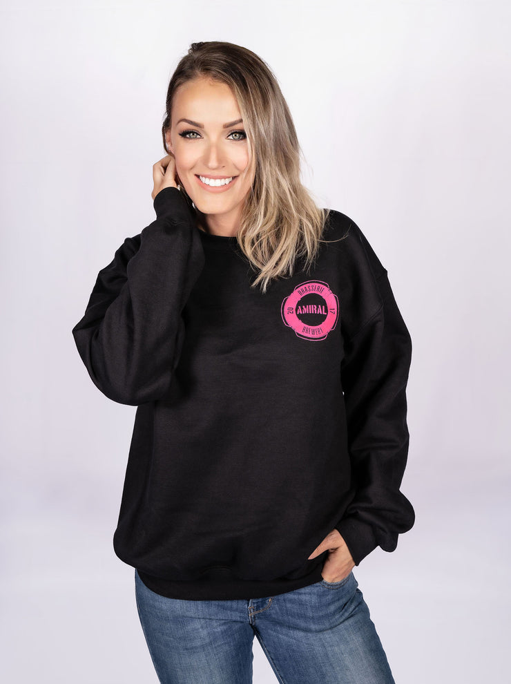 Amiral Crewneck (Unisex-Black)