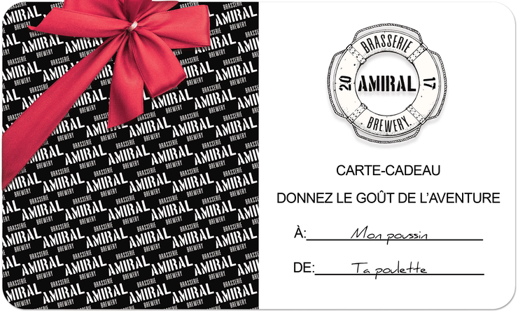 Amiral Brewery Gift Certificate