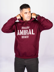 Amiral Hoodie  (Unisex-Burgundy)