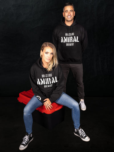 Amiral Hoodie (Unisex-Black)
