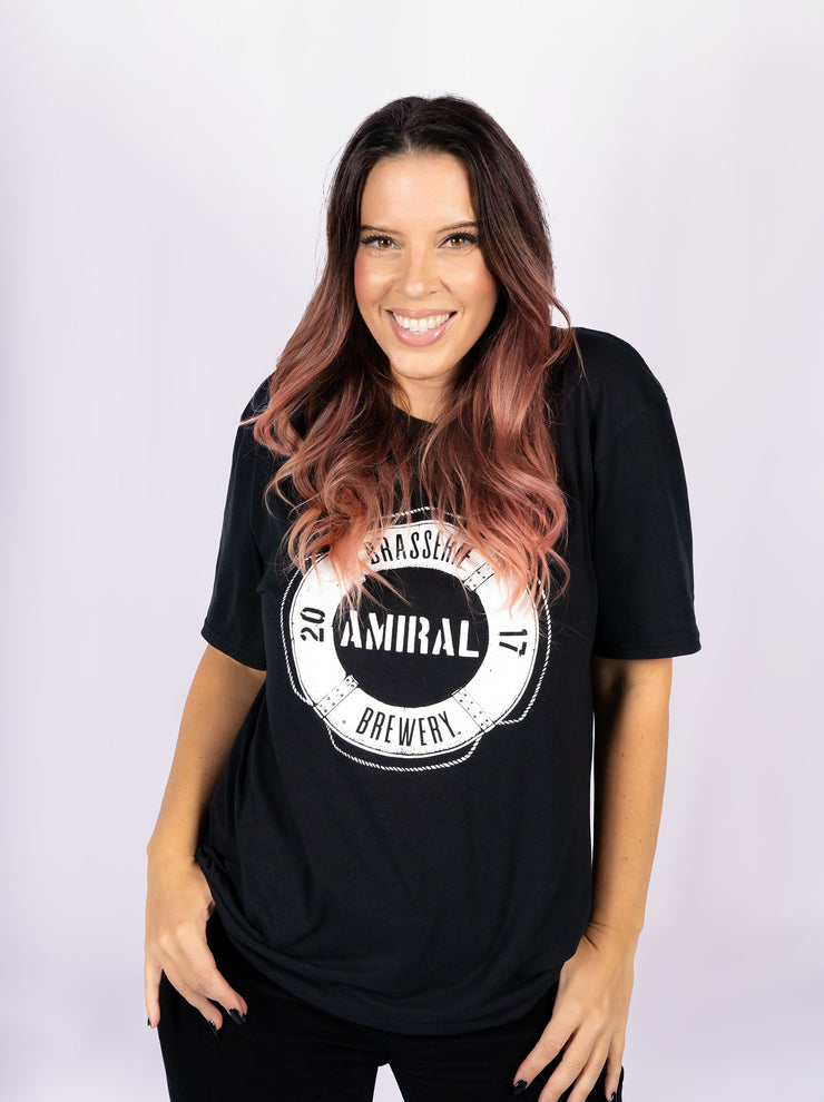 T-Shirt Amiral (Unisexe-Noir)