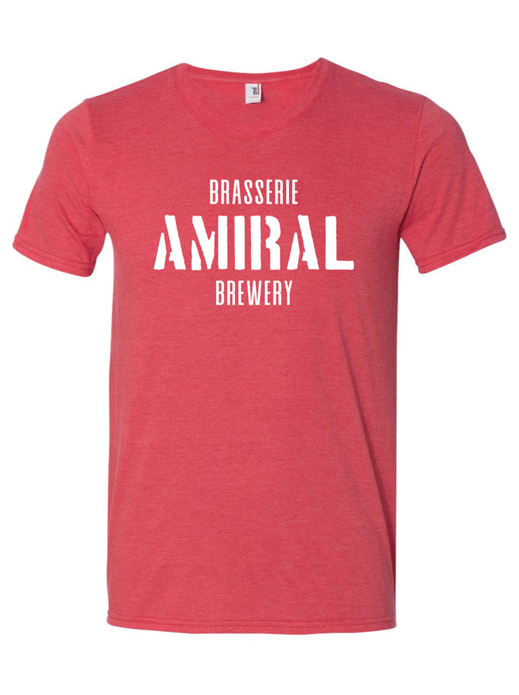 T-Shirt Amiral (Unisexe-Rouge)